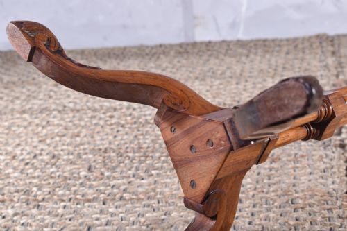 OLIVE WOOD SIDE TABLE - ADDITIONAL PHOTO 9
