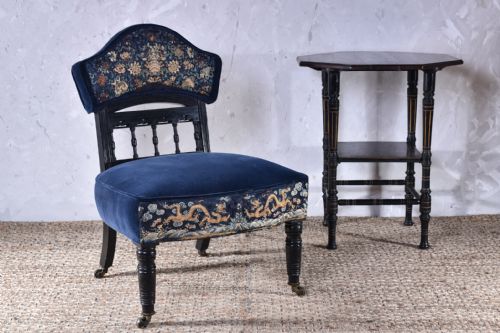 holland sons bedroom chair - CATEGORY: ANTIQUE CHAIRS - DATED VICTORIAN