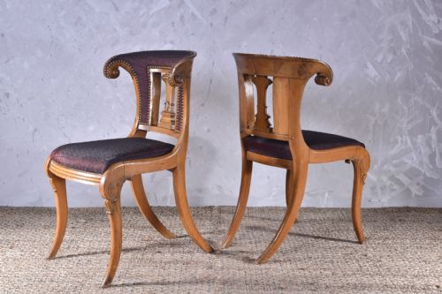 BAINES ABRAHAM SON SATIN BIRCH DINING CHAIRS - ADDITIONAL PHOTO 3