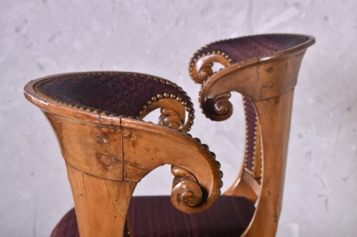 BAINES ABRAHAM SON SATIN BIRCH DINING CHAIRS - ADDITIONAL PHOTO 4