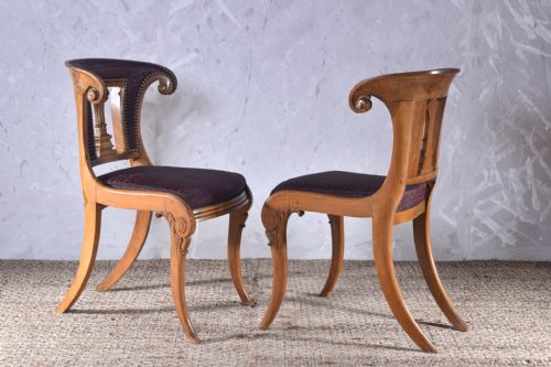 BAINES ABRAHAM SON SATIN BIRCH DINING CHAIRS - ADDITIONAL PHOTO 6