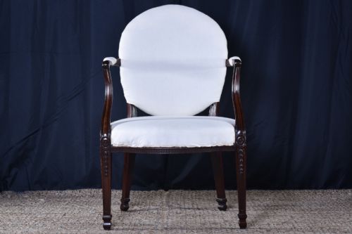 george iii open armchair - CATEGORY: ANTIQUE CHAIRS - DATED 18TH CENTURY