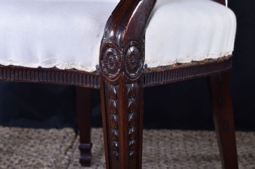GEORGE III OPEN ARMCHAIR - ADDITIONAL PHOTO 2