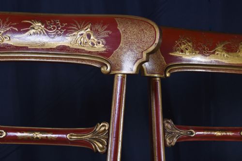 PAIR OF CHINOISERIE CHAIRS - ADDITIONAL PHOTO 1