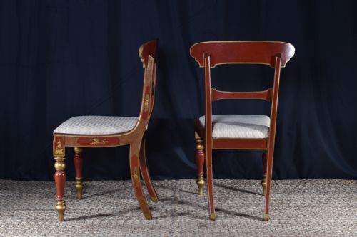 PAIR OF CHINOISERIE CHAIRS - ADDITIONAL PHOTO 4