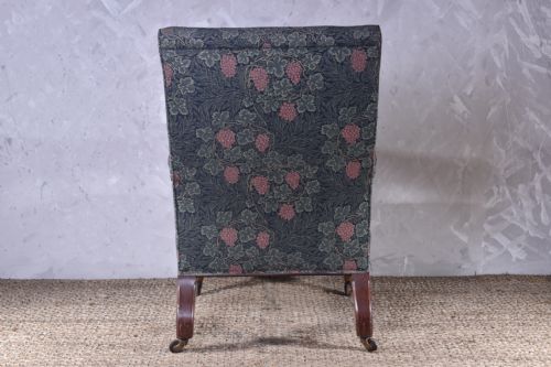 MAHOGANY EASY ARMCHAIR - ADDITIONAL PHOTO 5