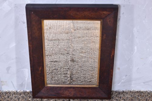 burr yew wood mirror - CATEGORY: ANTIQUE MIRRORS - DATED 19TH CENTURY