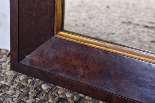 BURR YEW WOOD MIRROR - ADDITIONAL PHOTO 3