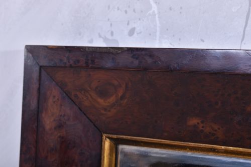 BURR YEW WOOD MIRROR - ADDITIONAL PHOTO 4