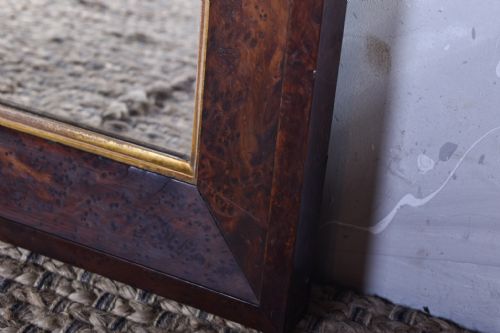 BURR YEW WOOD MIRROR - ADDITIONAL PHOTO 5