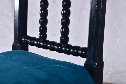 EBONISED BOBBIN CHAIR - ADDITIONAL PHOTO 3