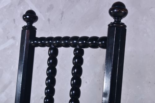 EBONISED BOBBIN CHAIR - ADDITIONAL PHOTO 5
