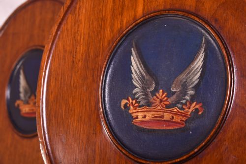 PAIR OF GEORGE III HALL CHAIRS - ADDITIONAL PHOTO 3