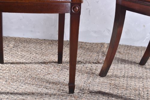 PAIR OF GEORGE III HALL CHAIRS - ADDITIONAL PHOTO 6