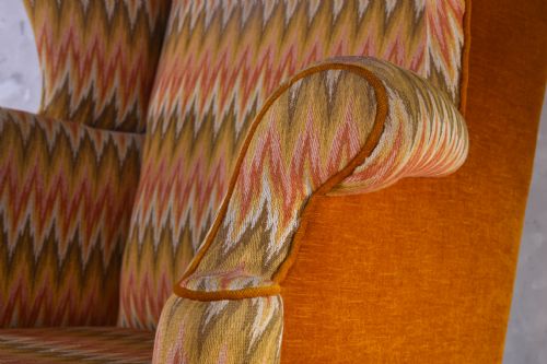 GEORGE II STYLE WINGBACK ARMCHAIR - ADDITIONAL PHOTO 3