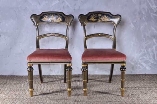 PAIR OF CHINOISERIE CHAIRS - ADDITIONAL PHOTO 2