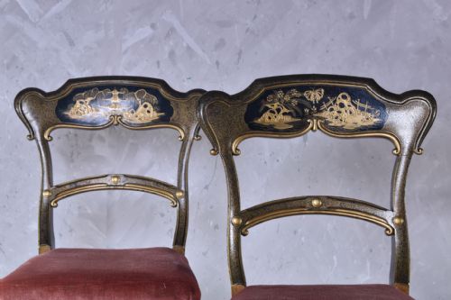 PAIR OF CHINOISERIE CHAIRS - ADDITIONAL PHOTO 5