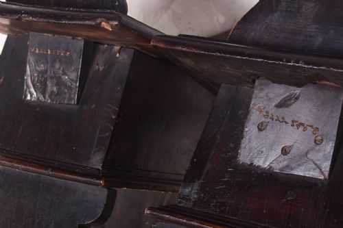 PAIR OF ITALIAN SCABELLO HALL CHAIRS - ADDITIONAL PHOTO 5
