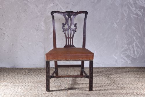 chippendale period chair - CATEGORY: ANTIQUE CHAIRS - DATED 18TH CENTURY