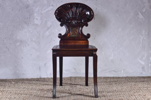 GILLOWS SHELLBACK HALL CHAIR - ADDITIONAL PHOTO 4