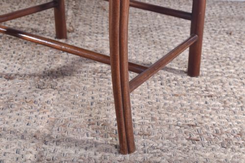 MAHOGANY COCKPEN OPEN ARMCHAIR - ADDITIONAL PHOTO 5