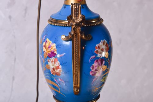 PORCELAIN SEVRES STYLE LAMP - ADDITIONAL PHOTO 2