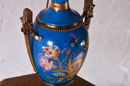 PORCELAIN SEVRES STYLE LAMP - ADDITIONAL PHOTO 3