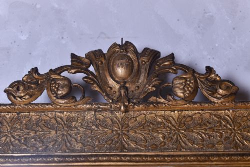 19TH CENTURY GILT GESSO WALL MIRROR - ADDITIONAL PHOTO 2