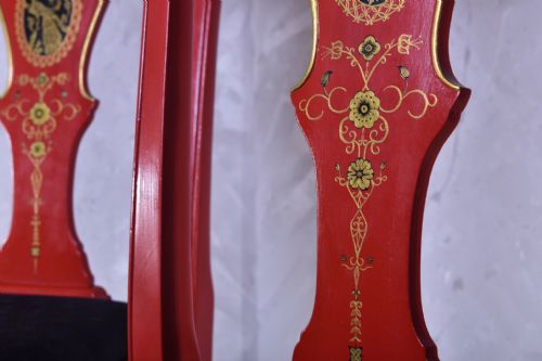 PAIR OF GEORGE III STYLE PAINTED SIDE CHAIRS - ADDITIONAL PHOTO 2