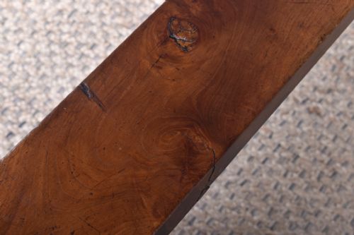 PAIR OF 19TH CENTURY FRUITWOOD BENCHES - ADDITIONAL PHOTO 1