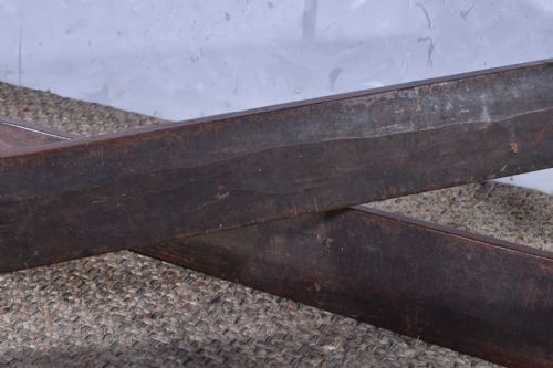 PAIR OF 19TH CENTURY FRUITWOOD BENCHES - ADDITIONAL PHOTO 8