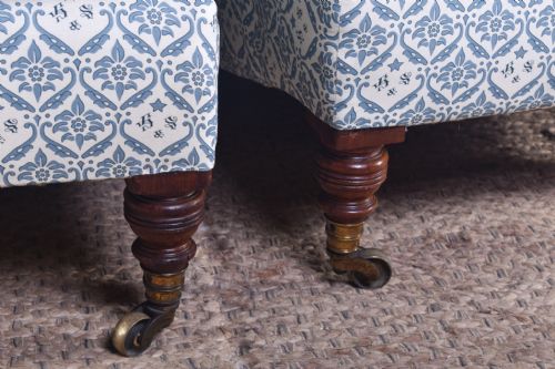 PAIR OF HOWARD SONS BRIDGEWATER ARMCHAIRS - ADDITIONAL PHOTO 9