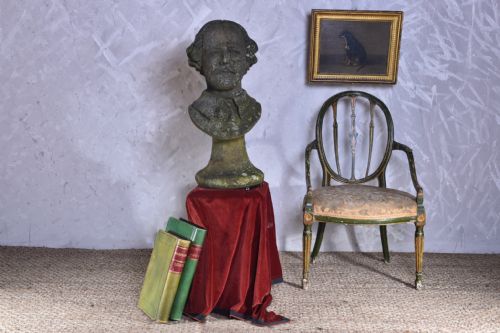 WILLIAM SHAKESPEARE SANDSTONE BUST - ADDITIONAL PHOTO 2