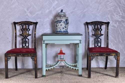 PAIR OF CHINESE CHIPPENDALE STYLE SIDE CHAIRS - ADDITIONAL PHOTO 3