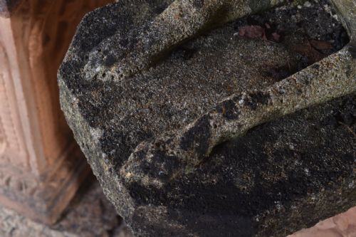 PAIR OF COMPOSITE STONE GREYHOUNDS - ADDITIONAL PHOTO 7