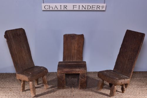 a trio of welsh slate splitters chairs - CATEGORY: ANTIQUE CHAIRS - DATED 18TH CENTURY