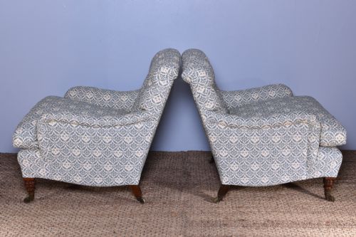 PAIR OF HOWARD SONS BRIDGEWATER ARMCHAIRS - ADDITIONAL PHOTO 6