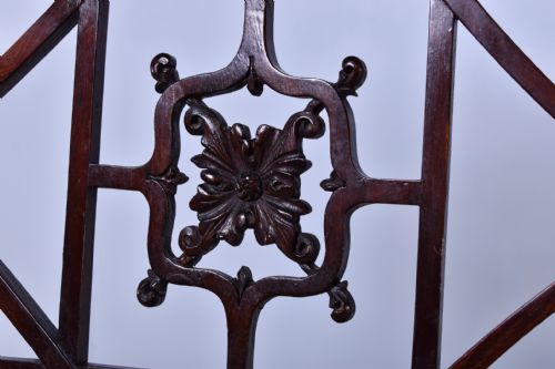 PAIR OF ROBERT MANWARING STYLE SIDE CHAIRS - ADDITIONAL PHOTO 7