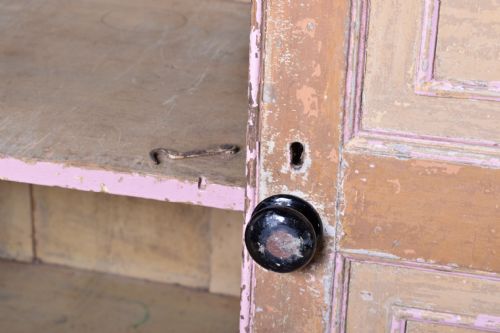 ANTIQUE PINE HOUSE KEEPERS CUPBOARD - ADDITIONAL PHOTO 1