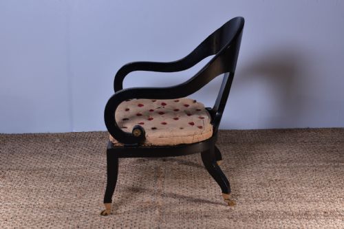 REGENCY KLISMOS ARMCHAIR - ADDITIONAL PHOTO 3