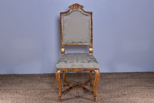 18TH CENTURY GILTWOOD SIDE CHAIR - ADDITIONAL PHOTO 4