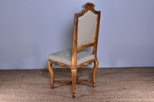 18TH CENTURY GILTWOOD SIDE CHAIR - ADDITIONAL PHOTO 8