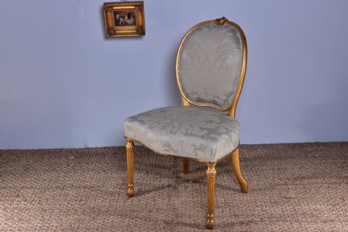 CHIPPENDALE PERIOD GILTWOOD CHAIR - ADDITIONAL PHOTO 1