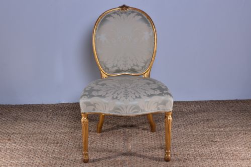 CHIPPENDALE PERIOD GILTWOOD CHAIR - ADDITIONAL PHOTO 2