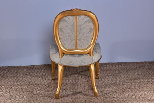 CHIPPENDALE PERIOD GILTWOOD CHAIR - ADDITIONAL PHOTO 4