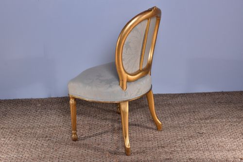 CHIPPENDALE PERIOD GILTWOOD CHAIR - ADDITIONAL PHOTO 5