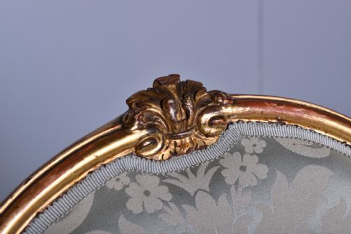 CHIPPENDALE PERIOD GILTWOOD CHAIR - ADDITIONAL PHOTO 7