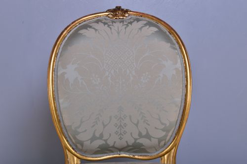 CHIPPENDALE PERIOD GILTWOOD CHAIR - ADDITIONAL PHOTO 8