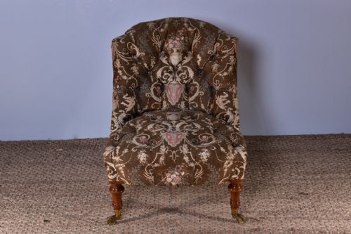 gillows buttonback bedroom chair - CATEGORY: ANTIQUE CHAIRS - DATED 19TH CENTURY