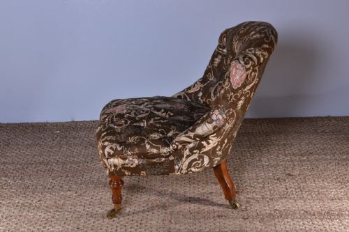 GILLOWS BUTTONBACK BEDROOM CHAIR - ADDITIONAL PHOTO 4